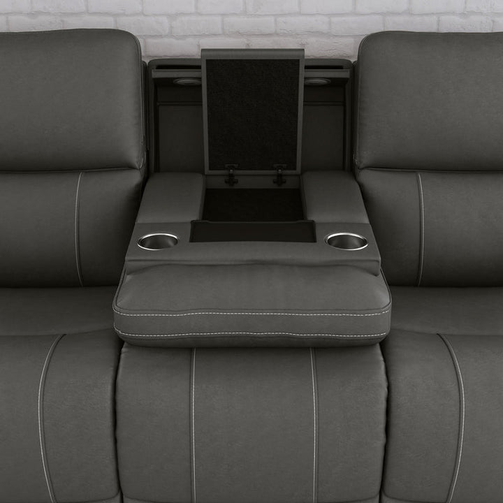 Carter Power Reclining Sofa with Console by Flexsteel