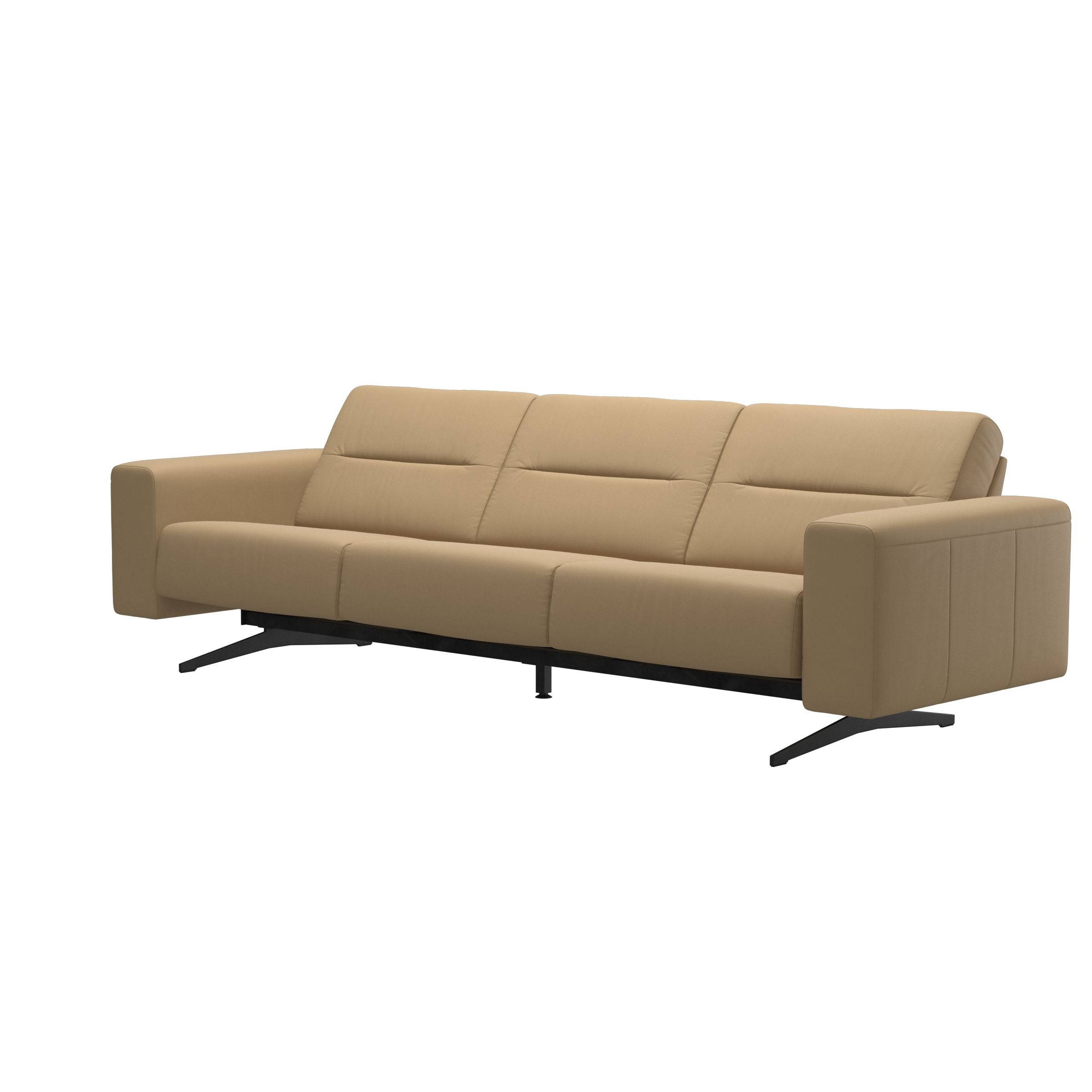 Stressless® Stella Sofa in Sand/Black Base