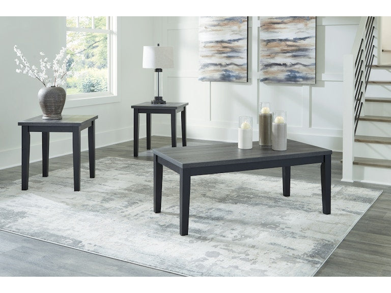 Garvine Cocktail Table in Grey by Ashley