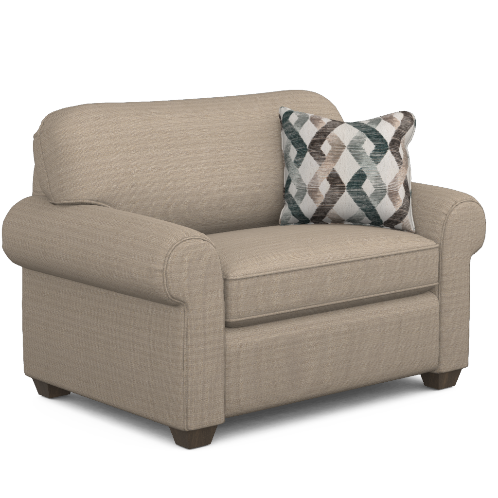 Thornton Stationary Chair and 1/2 by Flexsteel