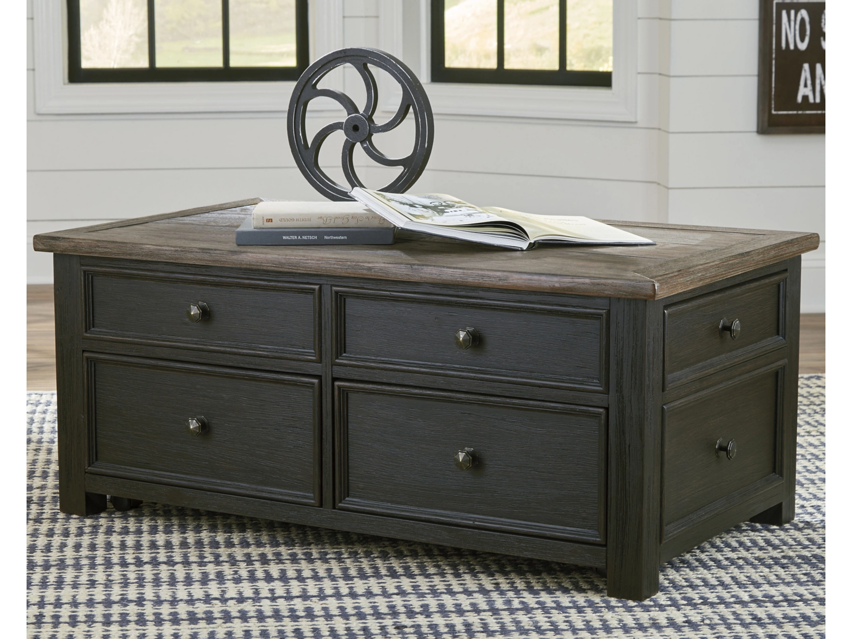 Tyler Creek Coffee Table with Lift Top by Ashley