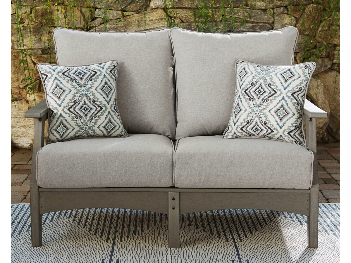 Clearance: Visola Outdoor Loveseat by Ashley