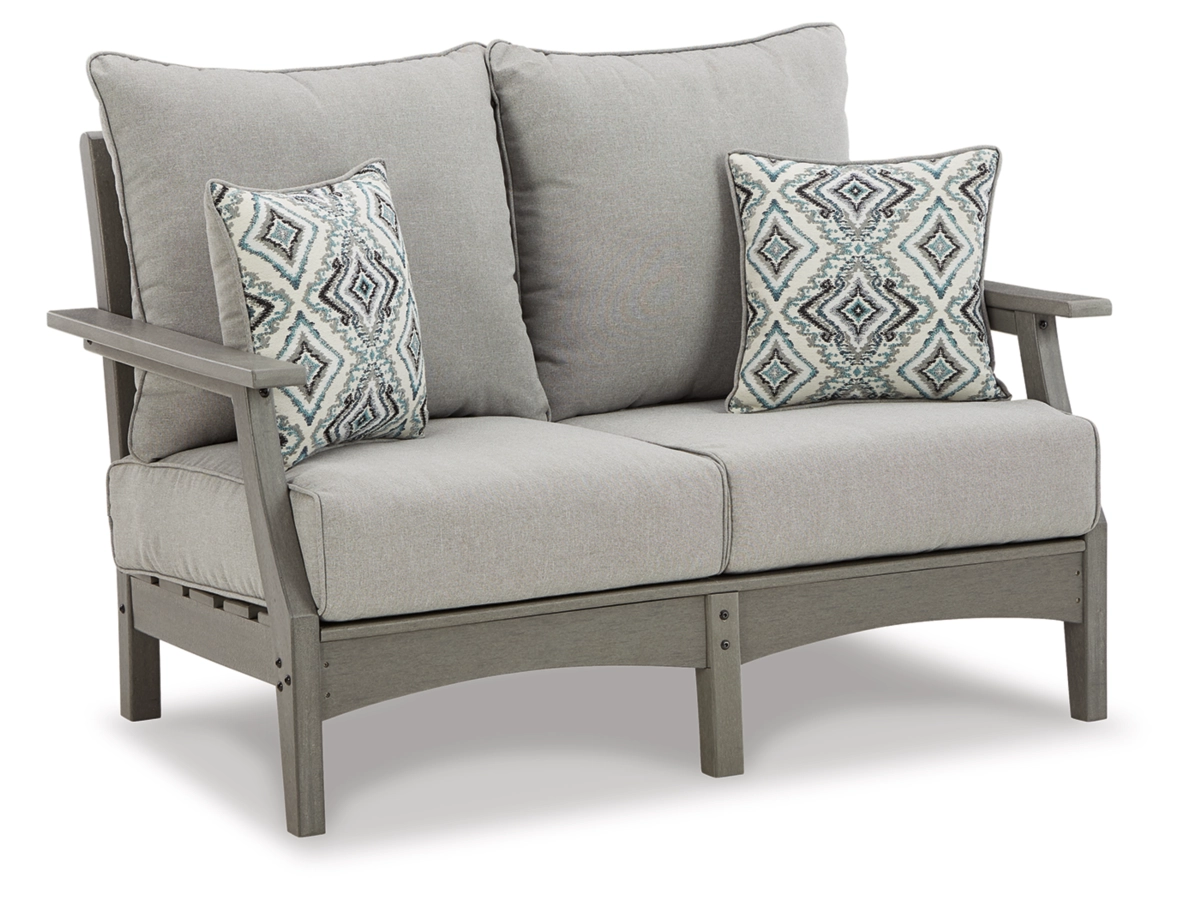 Clearance: Visola Outdoor Loveseat by Ashley