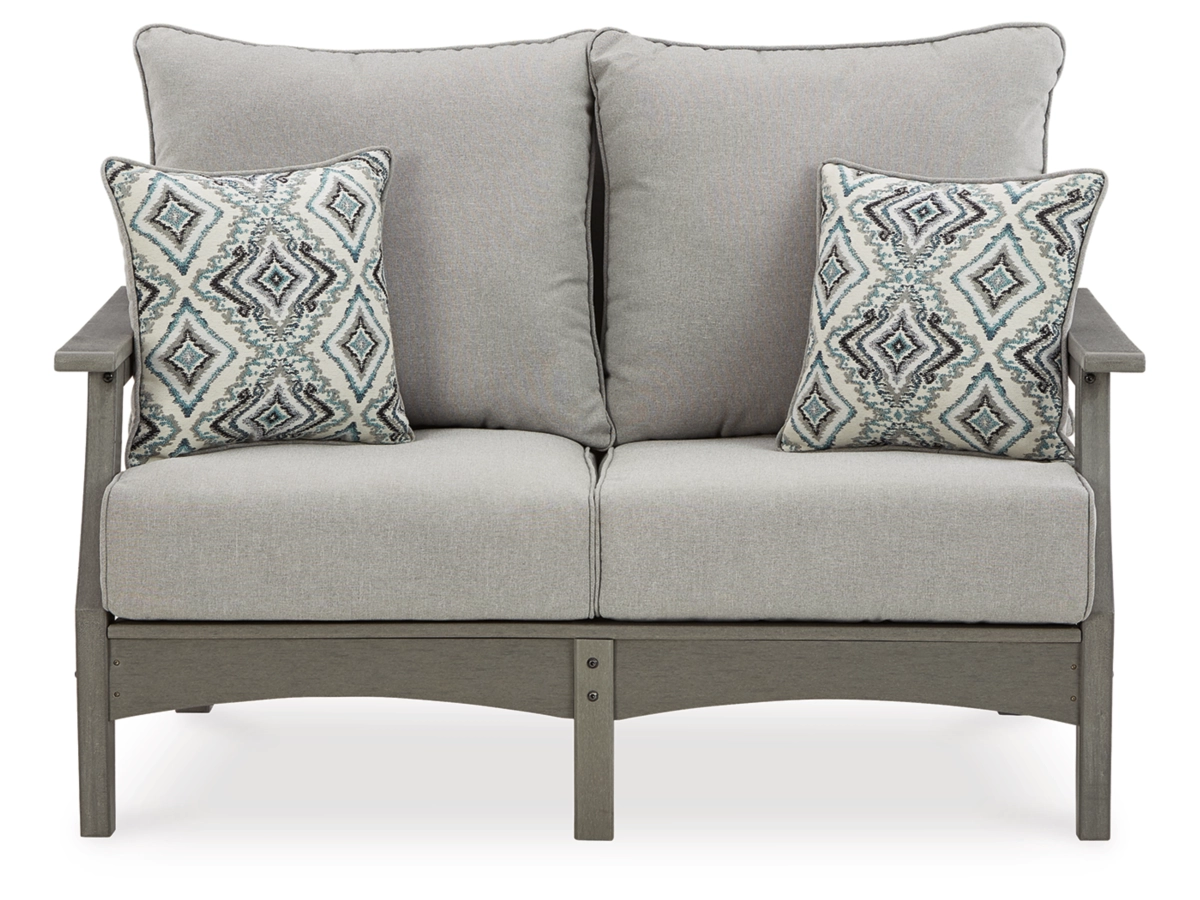 Clearance: Visola Outdoor Loveseat by Ashley