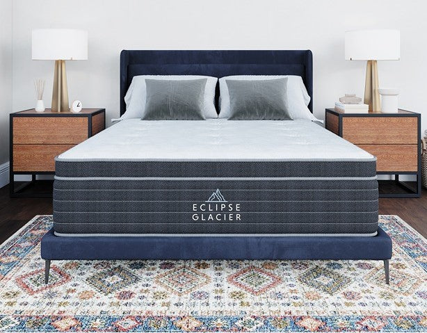 Glacier Washington Tufted Euro Top Medium-Firm Mattress by Eclipse