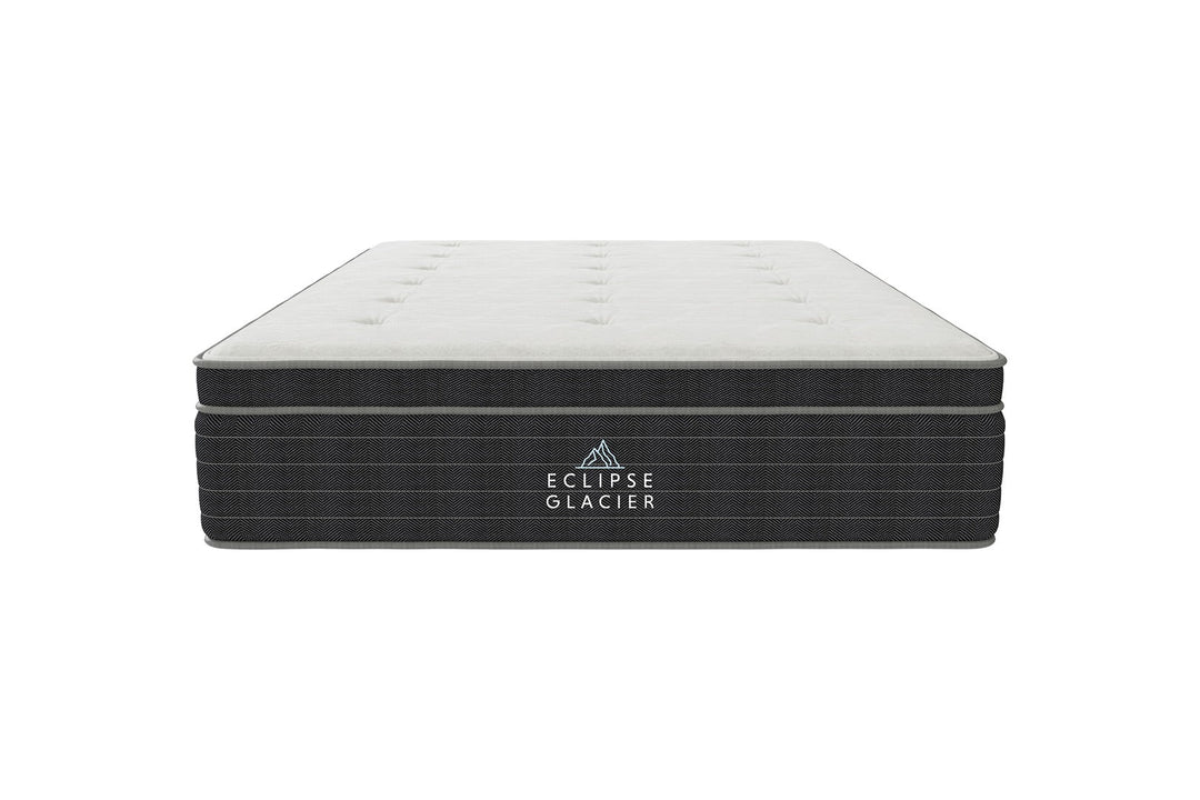 Glacier Washington Tufted Euro Top Medium-Firm Mattress by Eclipse