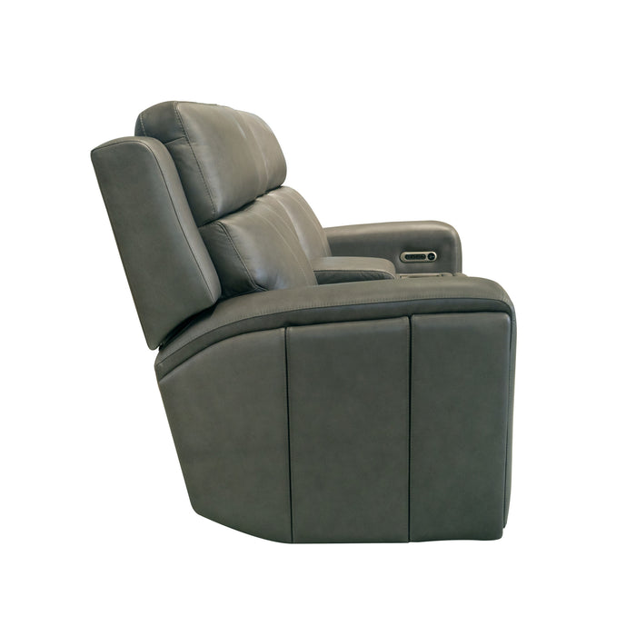 Wyatt Power Reclining Loveseat w/ Console & Power Headrests & Lumbar