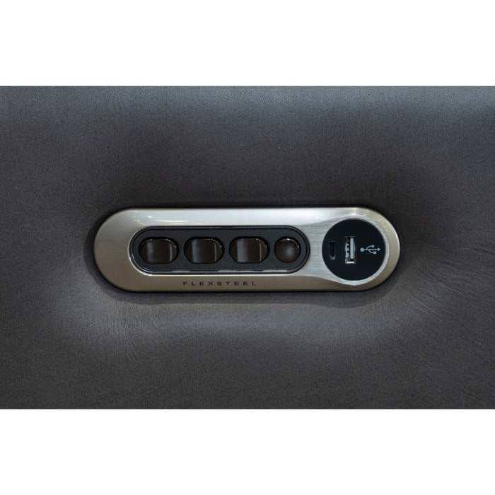 Wyatt Power Reclining Sofa with Power Headrests & Lumbar